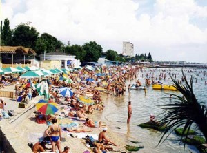 Веб камера на городском пляже Феодосии онлайн