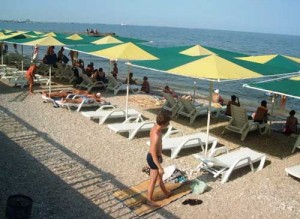 пляж Камешки Феодосия - веб камера