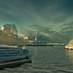 Веб камера с видом на Артиллерийскую бухту. Севастополь