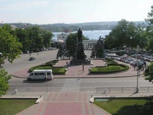 Веб камера на площади Нахимова. Севастополь